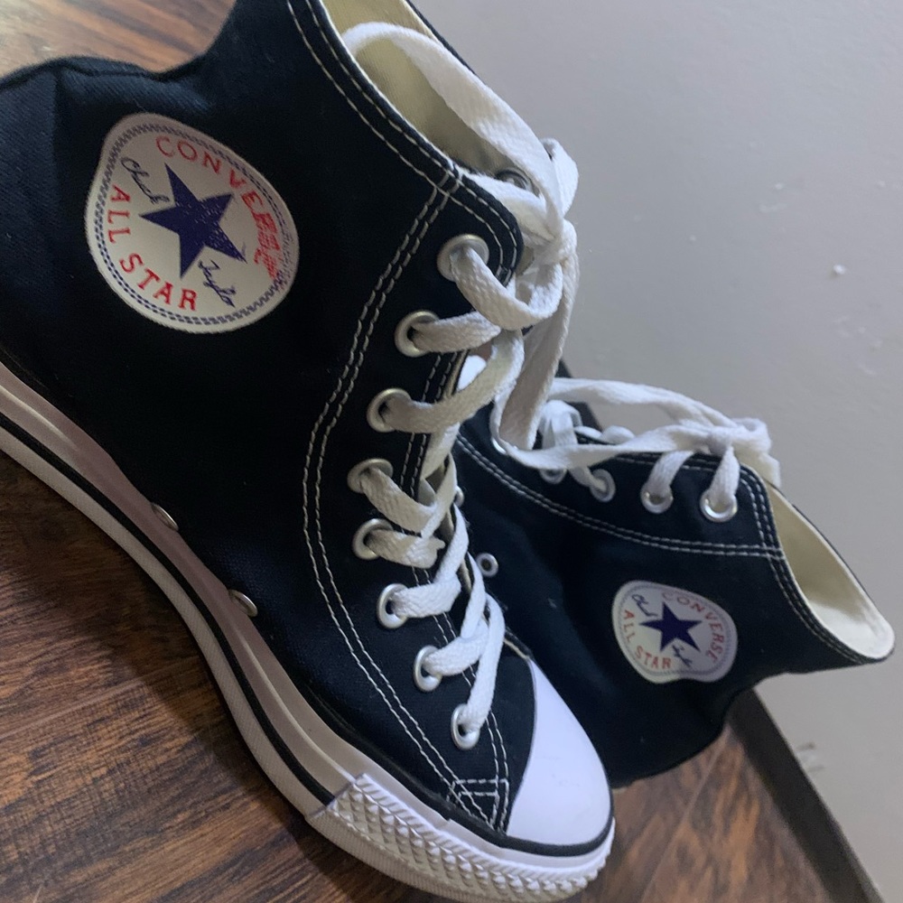 Women’s Black High-Top Converse